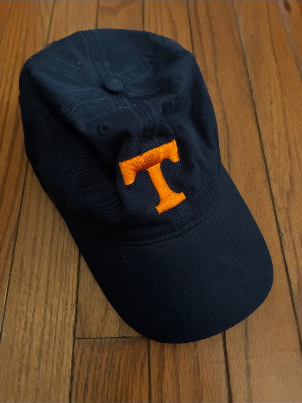 adidas Tennessee Navy Adidas Cap with Orange 'T' Embroidery